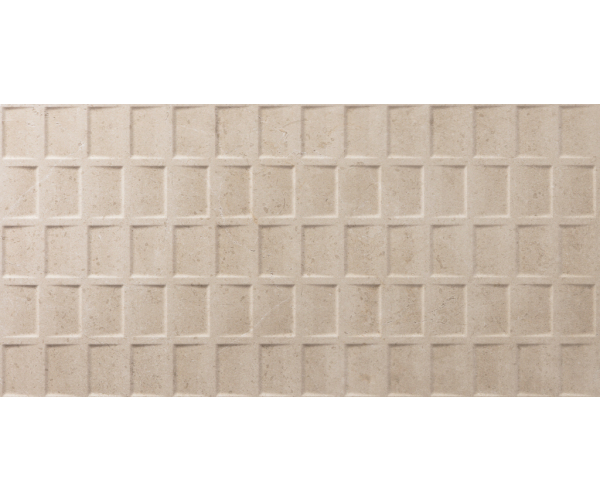 Vzorovaný dekor Ecoceramic Dec. Flagstone Marfil 40 x 120 Rect. - béžová