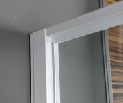 Aqualine Amico Sprchové Dveře Výklopné 1040-1220x1850mm, čiré Sklo
