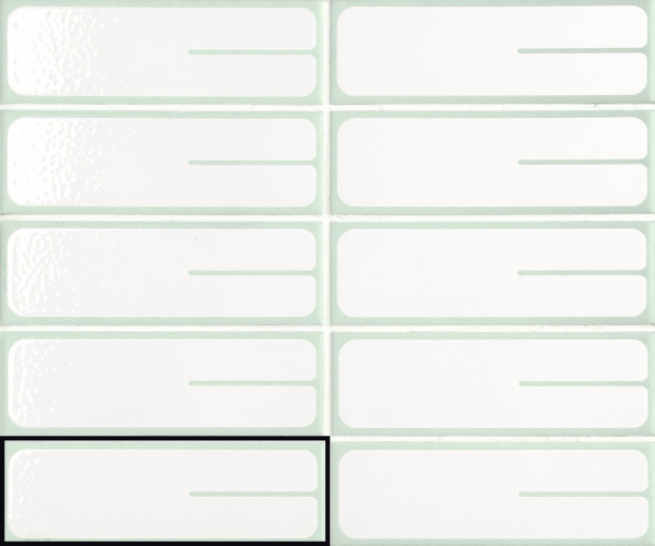 Retro dlažba APE Bauh Mies Empty Sage 5x15 - zelená