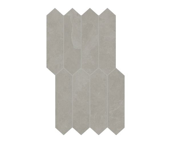 Mozaika jako kámen Caesar SLAB2 Cloud Mesh 32x54 Matt. - šedá