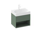 SD Lite 60 skříňka pod umyvadlo - SD Lite 60 skříňka pod umyvadlo Grey Green X000001858