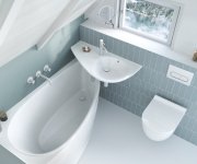Ovládací tlačítko Chrome - WC tlačítko Chrome, bílá X01455