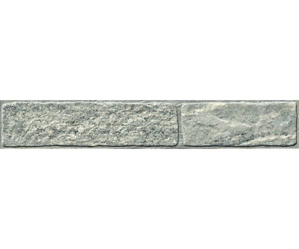 Dekor jako kámen Sichenia Pavé Delle Alpi Granito Muretto 10x60 Rett. - šedá