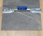 Terč pod 2cm dlažbu Kleště na dlažbu 50-80 cm - černá