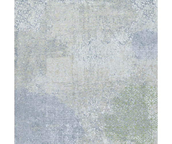 Retro dlažba Aparici Bohemian Blue 100x100 Nat. Rett. - šedá