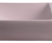 Sapho Margitha Keramické Umývátko 38x22cm, Otvor Pro Baterii Vpravo, Růžová