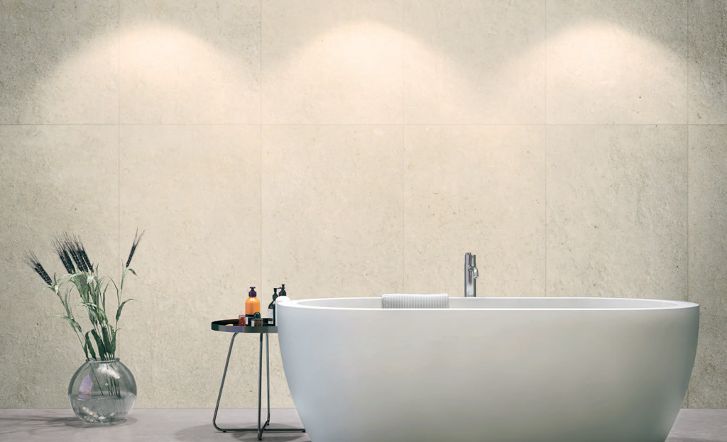 Realizace Italská dlažba / obklad La Fenice Calcarea Beige 60x120