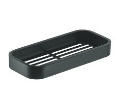 Gedy Outline Polička Do Sprchy, 241x30x111mm, černá Mat