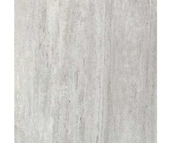 Dlažba jako mramor APE Wabi Sabi Travertino Silver Pol. 60x60 Rett. - šedá