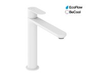 Umyvadlová stojánková baterie Eleganta BeCool EL 014.01 - EL 014.11WV Umyvadlová stojánková baterie BeCool 220 mm bez výpusti, White Velvet X070415