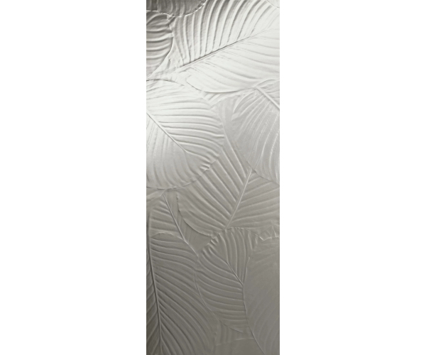 Dekor LOVE Genesis Palm Silver Matt 45x120 Ret. - šedá