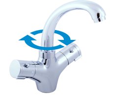 TERMOSTATICKÁ - Umyvadlová baterie bez výpusti Chrom 1/2" TRM26.5