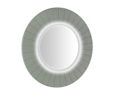 Sapho Lumiro Strip Kulaté Zrcadlo S Led Osvětlením V Rámu ø 75cm, Verde