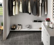 Dlažba jako kámen Equipe Micro Black 20x20 - černá (skladem)
