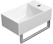 Gsi Kube X Keramické Umývátko 40x23cm, Pravé/levé, Bílá Extraglaze