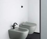 Gsi Pura Bidet Závěsný, 36x55cm, Agave Mat
