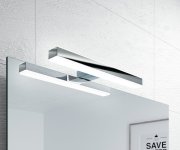 Sapho Veronica 2 Led Svítidlo, 8 W, 300x25x83 Mm, Ip44, Chrom