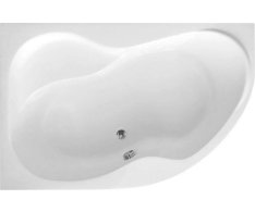 Aqualine Cidlina 160 Vana 160x105x45cm, Levá, Bílá