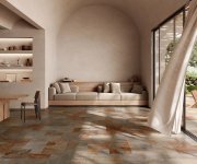 Dlažba jako kámen CIR Di Pietra Bali Red 20x20 - antracitová