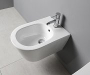 Sapho Avva Bidet Závěsný 35,5x53 Cm, Bílá