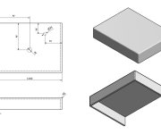Sapho Tailor Rockstone Deska 120x50 Cm, Provedení Límce C