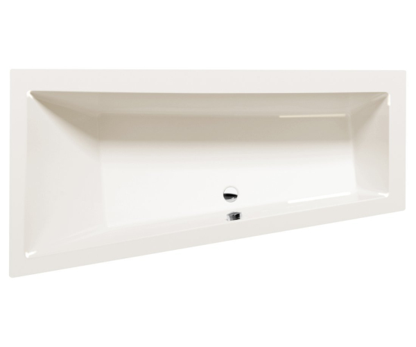 Polysan Andra L Asymetrická Vana 180x90x45cm, Ivory