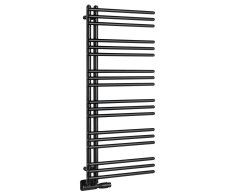 Aqualine Poseidon Otopné Těleso 450x1140mm, černá Mat
