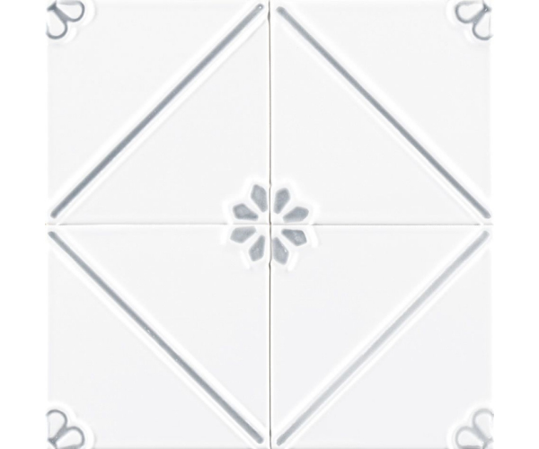 Retro dekor Grazia Formelle Anversa Argento 13x13