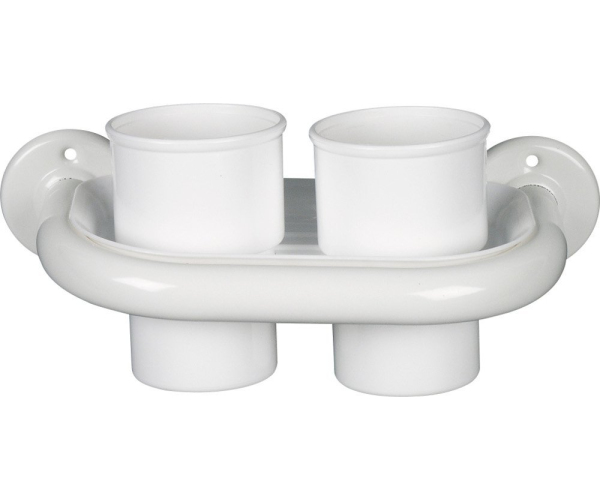 Aqualine White Line Držák Kelímků, Bílá
