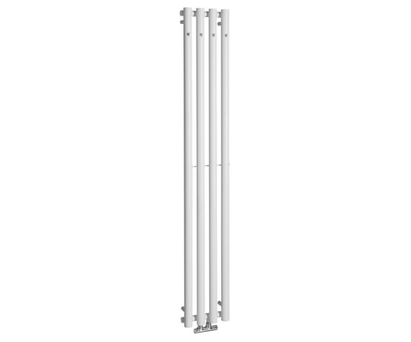 Sapho Pilon Otopné Těleso 270x1800mm, Se čtyřmi Háčky Pro Ručník, Bílá Mat