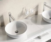 Umyvadlo Uni Slim 40 B - Umyvadlo Uni Slim B 40, bez otvoru pro baterii, bez přepadu, bílá XJX01140003