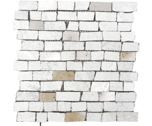 Obklad jako kámen Bottega Blend Stonebrick White 30x30 Lapp. Matt. - bílá