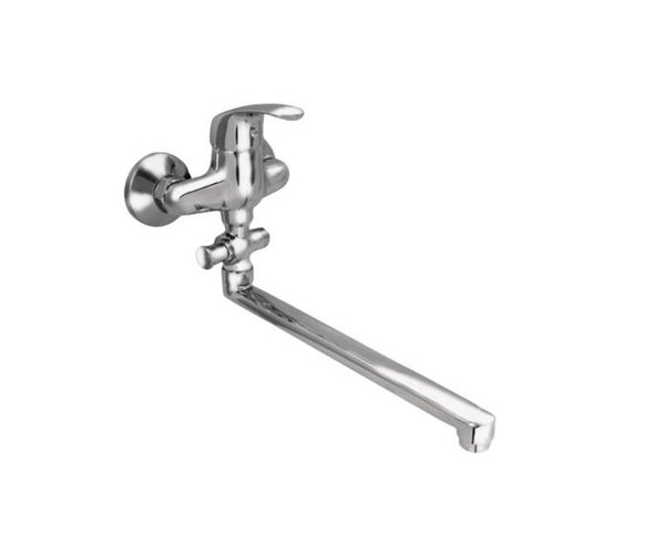 Vanová Stěnová Baterie Do Bytového Jádra S Plochým Ramínkem, Rozteč 100 Mm - Chrom – Zora