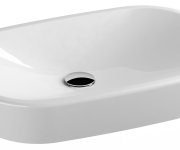 Umyvadlo Ceramic O - Umyvadlo Ceramic O 60, bez otvoru pro baterii, bez přepadu, bílá XJX01160001