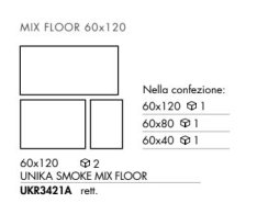 ABK Unika Smoke Mix Floor 60x120 Rett. 