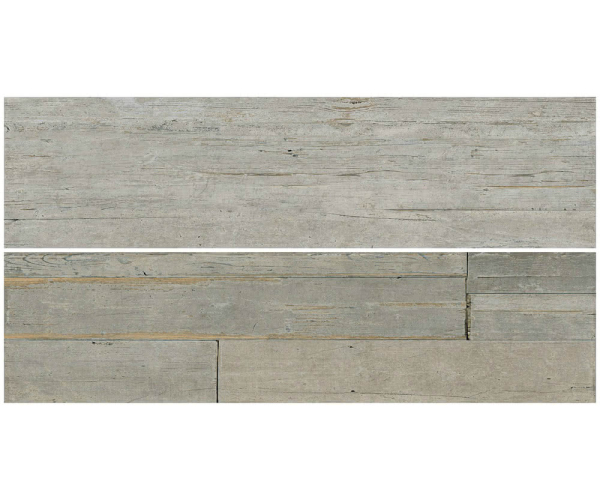 Dlažba jako dřevo Sant Agostino Blendart Grey Craft RT 30x120 - šedá
