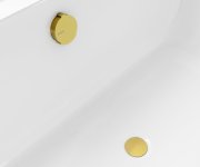 Polysan Vanová Souprava S Napouštěním, Bovden, Délka 800mm, Zátka 72mm, Zlato