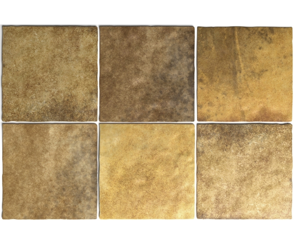 Retro obklad Equipe Artisan Gold 13,2x13,2 - hnědá