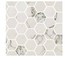 Fioranese Prestige Mosaico EXA Arabescato Effect 30x30 Luc. Rett.