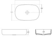 Isvea Infinity Oval Keramické Umyvadlo Na Desku, 55x36cm, Zelená Petrol