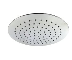 Thin, Pevná Sprcha Průměr 250 Mm S Regulátorem Průtoku, Plast-chrom