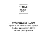 Mereo Sprchová Hadice Dvouzámková K Bidetové Sprše 150 Cm, Nerez