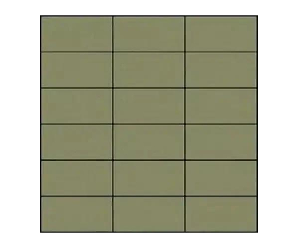 Mozaika Appiani Seta Oliva 30x30 (5x10) Matt. - zelená
