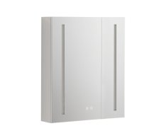 Mereo Koupelnová Galerka 60 Cm, Zrcadlová Skříňka, Stříbrná