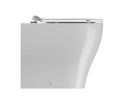 Gsi Tono Wc Mísa Stojící, Geniusflush, 36x53cm, Spodní/zadní Odpad, Bílá Extraglaze