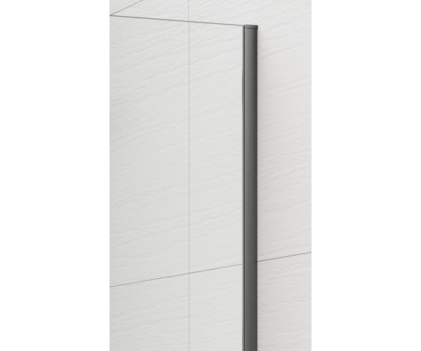 Polysan Esca Stěnový Profil 2100mm, Gun Metal