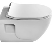 Sapho Brilla Cleanwash Závěsná Wc Mísa S Bidetovou Sprškou, Rimless, 36,5x53cm, Bílá