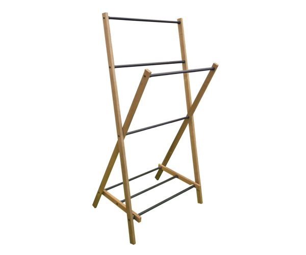 Aqualine Wing Skládací Stojan Na Ručníky 58x103x35cm, Jasan