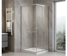 Aqualine Agga Obdélníková Sprchová Zástěna 800x700mm, čiré Sklo