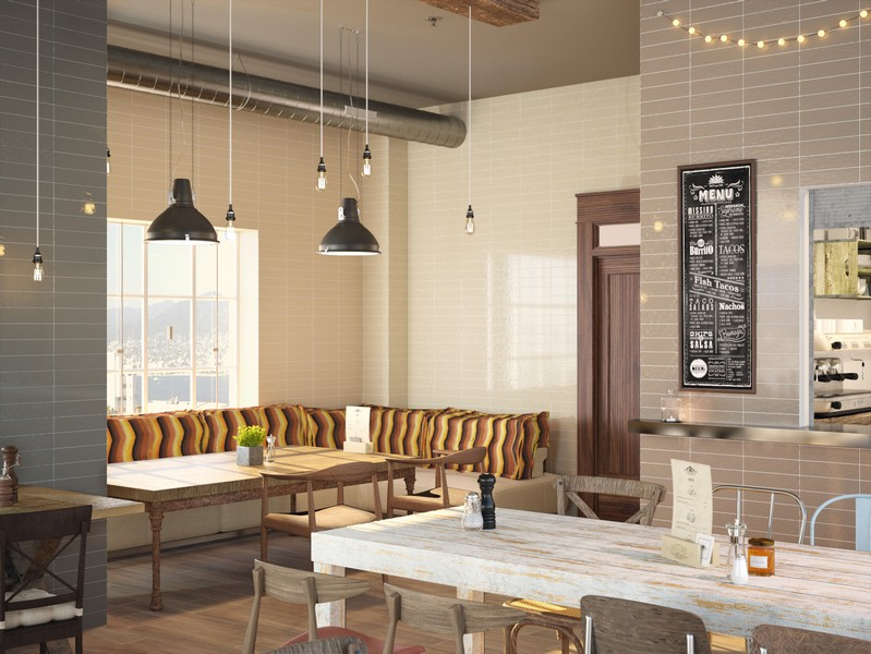 Realizace Bistro s obklady APE Vintage